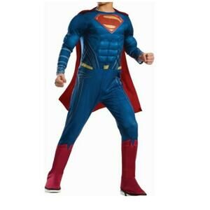 New Nwt Rubies Boys Justice League Deluxe Superman Costume Size Large 12-14